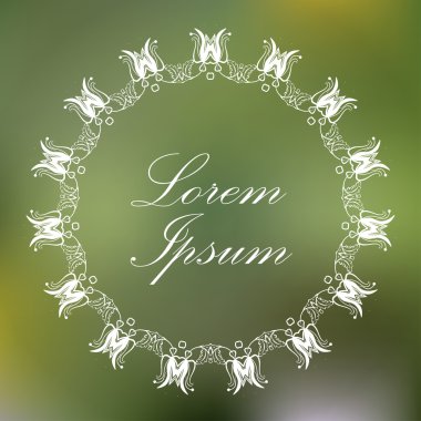 Odaklanmamış arka plan metni için bir yer ile. Araba için öğe