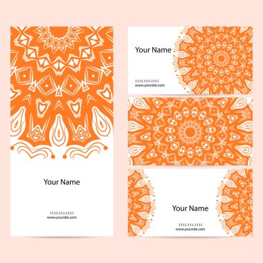 iş kartları koleksiyonu. tasarımınız için süsleme. 