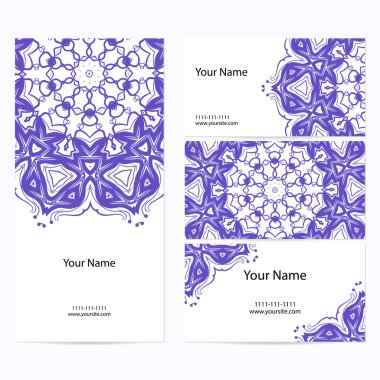 İş kartları koleksiyonu. Süsleme tasarımınız için. Kurumsal ben