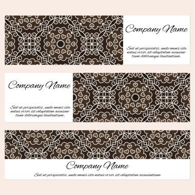 İş için afiş kümesi. Arka plan. Vektör öğesi