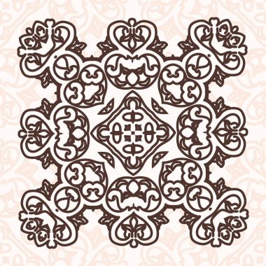 soyut tasarım öğesi. yuvarlak süsleme desen