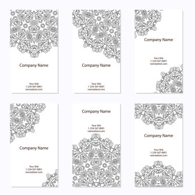 vektör süslü dekor metin için yer ile. Senin için kartı retro s