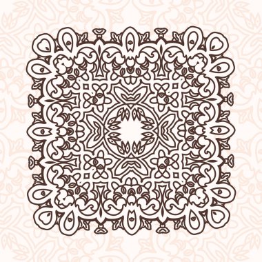 soyut tasarım öğesi. yuvarlak süsleme desen