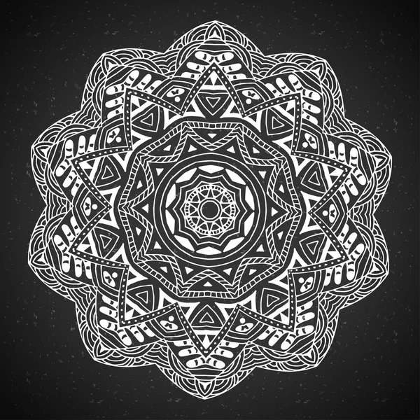 Élément de design abstrait. Mandala rond en vecteur. Modèle graphique pour votre design . — Image vectorielle