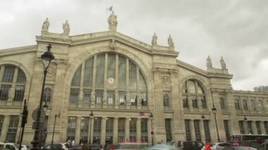 Tren istasyonu Gare du nord Timelapse