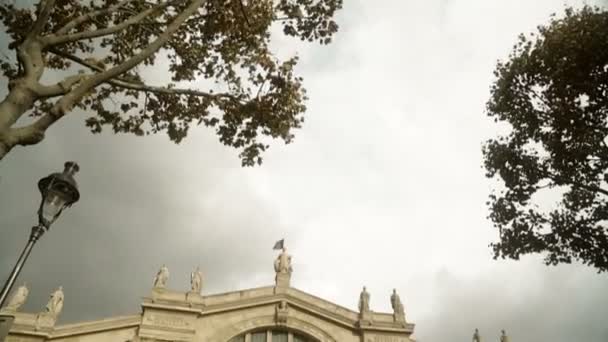 两个建立的射击的火车车站 Gare Du Nord — 图库视频影像