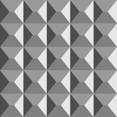 Boris Lakhman 'ın güçlendirilmiş beton çiti. Çimento duvarı arka planı. Üç boyutlu kusursuz geometrik desen. Vektör illüstrasyonu EPS10. Yinelenen karelerden yapılmış şablon şablonu.