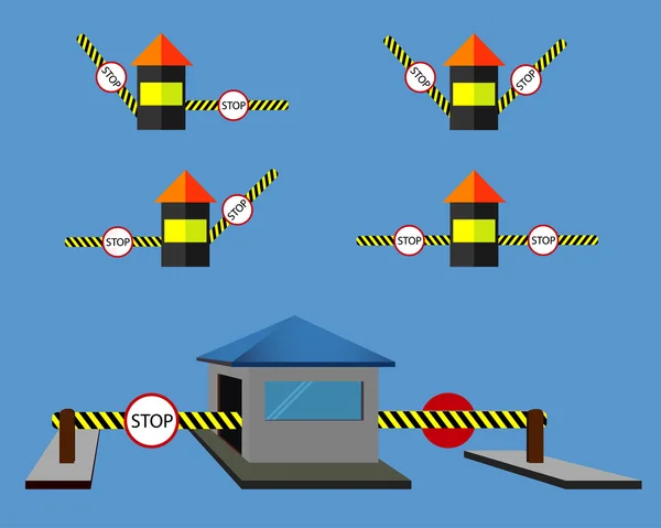 Punto de control seguro — Archivo Imágenes Vectoriales