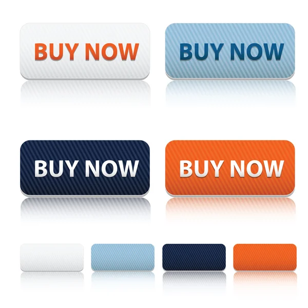 Modern Compre agora e botton web em branco — Vetor de Stock