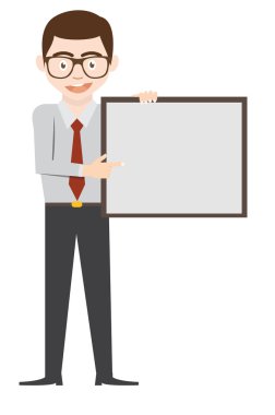 Adama göster Pano vektör tasarımı