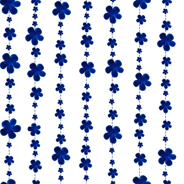 Dikişsiz desen suluboya çizgileri ve renkleri tarzında. Güzel Dekoratif süsleme süsleme, ambalaj, Tekstil ve baskı için. Mavi ve beyaz renkler.