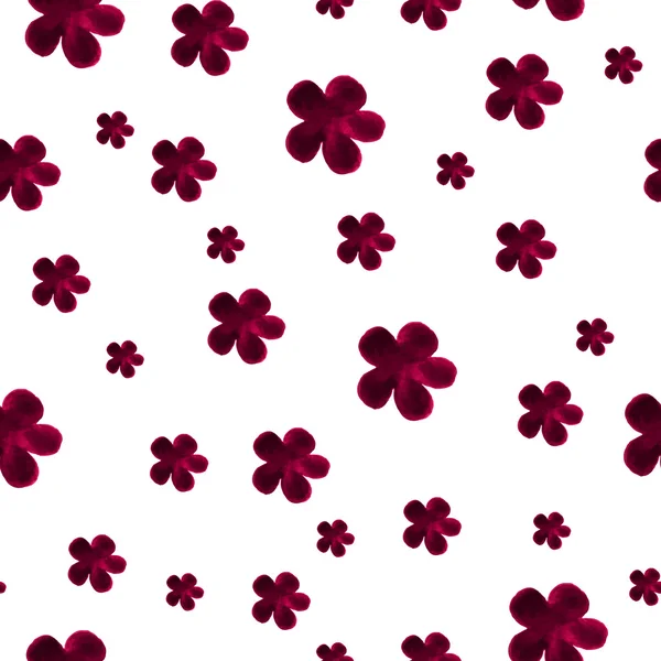 Seamless modeli çiçekli suluboya tarzında. Güzel Dekoratif süsleme süsleme, ambalaj, Tekstil ve baskı için. Mor ve beyaz renkler.