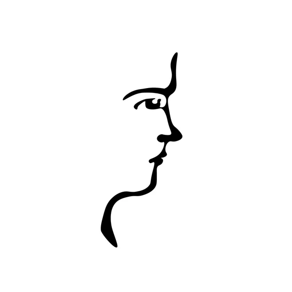 Bir insan kafası silüeti