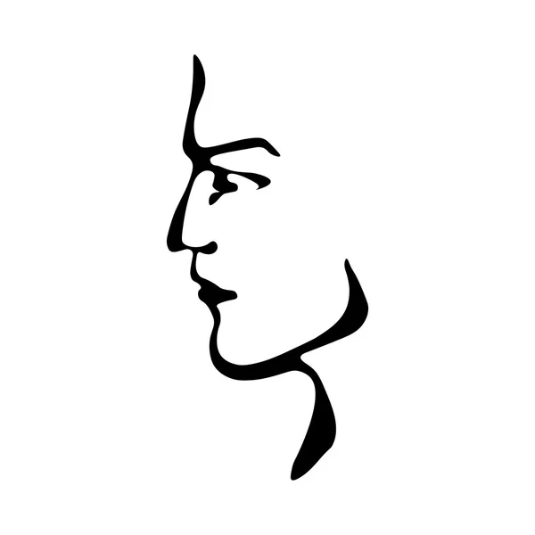 Bir insan kafası silüeti