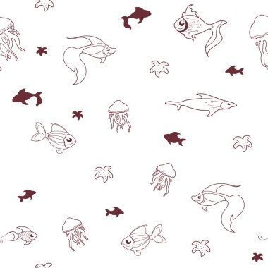 Dikişsiz balık desen