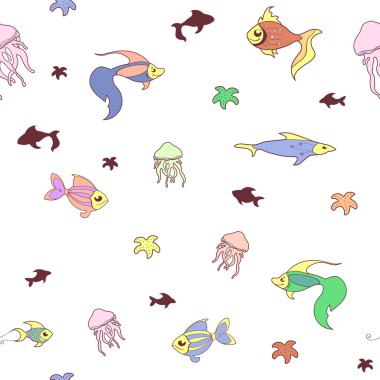 Dikişsiz balık desen