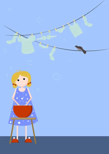 Yıkama ve parlak saç kız rüya 