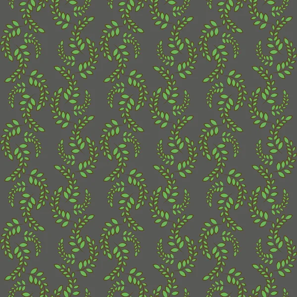 Seamless floral pattern with brunches and leaves best suited for textile and other prints Vector Graphics