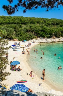 Emblisi Beach, Kefalonia Island, Yunanistan