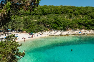 Emblisi Beach, Kefalonia Island, Yunanistan