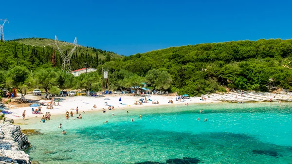 Emblisi Beach, Ilha de Kefalonia, Grécia — Fotografia de Stock