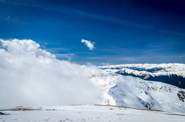 산악 지대의 겨울 풍경. — 스톡 사진