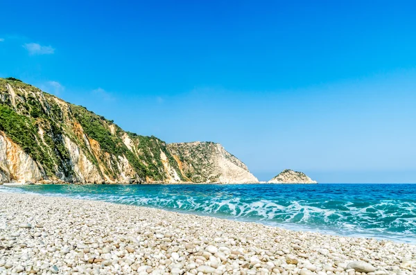 Petani beach, Kefalonia island, Greece — Stock Photo, Image