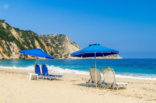 Spiaggia di Petani, isola di Cefalonia, Grecia — Foto Stock