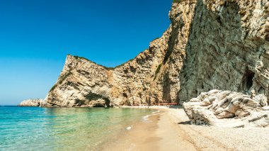 Cennet plaj, Corfu Island, Yunanistan. 