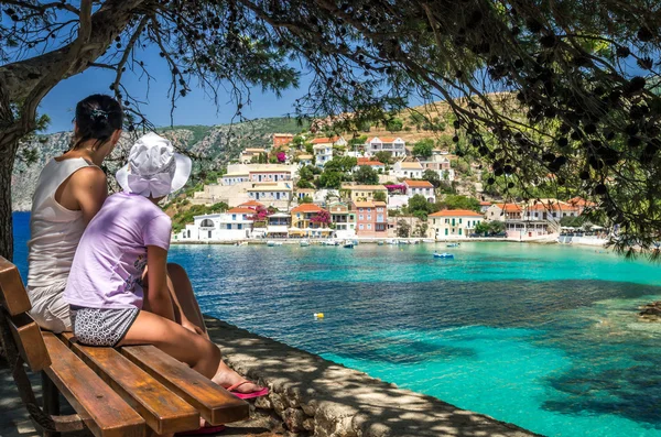 Assos na wyspie Kefalonia w Grecji — Zdjęcie stockowe