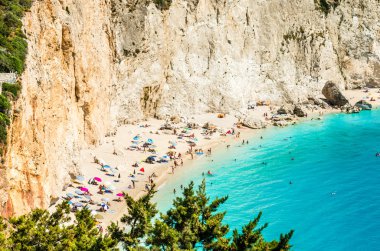 Porto Katsiki beach Lefkada Adası, Yunanistan