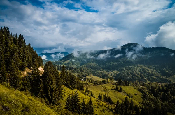 Dağlar ve yağmur ormanlarında bulutlar — Stok fotoğraf