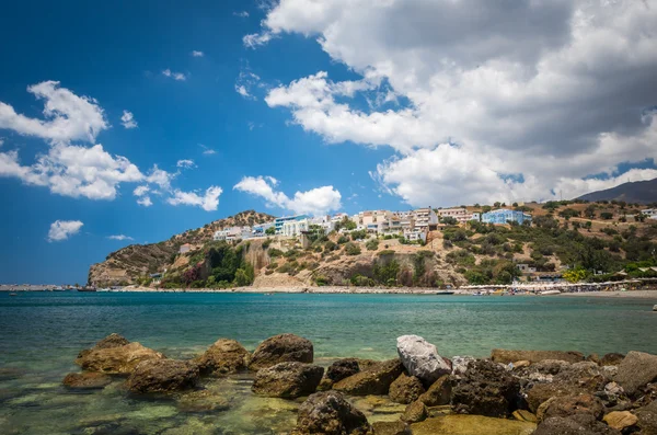 Пляж Агія Galini на острові Крит, Греція. — стокове фото