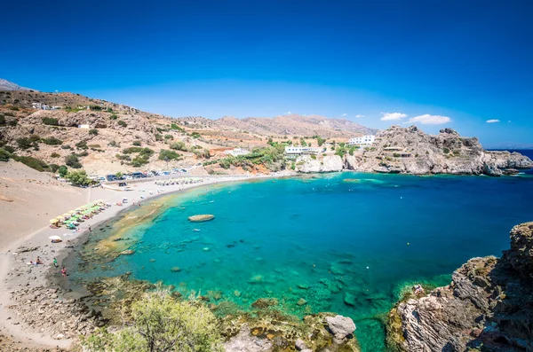 Agios pavlos strand in Kreta, Griekenland. — Stockfoto