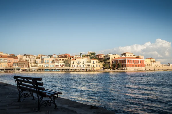 Ciudad de Chania en la isla de Creta — Foto de Stock