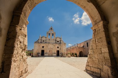 Arkadi manastır adasında Crete, Yunanistan