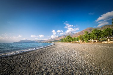 Sfinari Beach Crete Island, Yunanistan. 