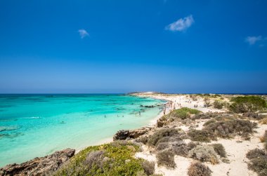 Elafonissi Lagoon, Girit Adası, Yunanistan