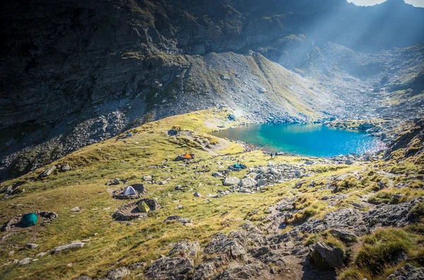 Caltun glacial lake. — Stock Photo, Image