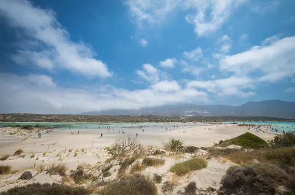 Lagune von elafonissi, Betoninsel, Griechenland — Stockfoto