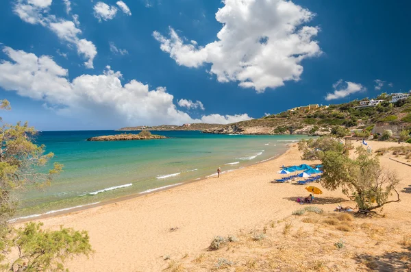 Praia de Kalathas, Ilha de Creta, Grécia — Fotografia de Stock