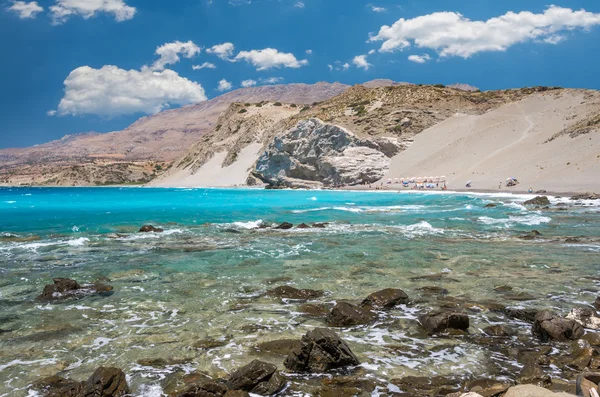 Spiaggia di Agios Pavlos, isola di Creta, Grecia . — Foto Stock