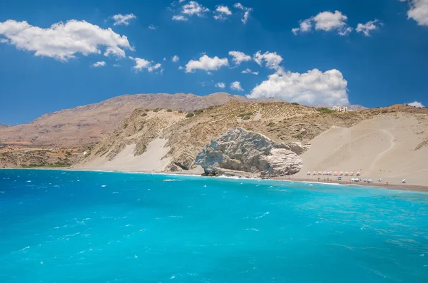 Spiaggia di Agios Pavlos, isola di Creta, Grecia . — Foto Stock