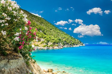 Vouti beach, Kefalonia Island, Yunanistan