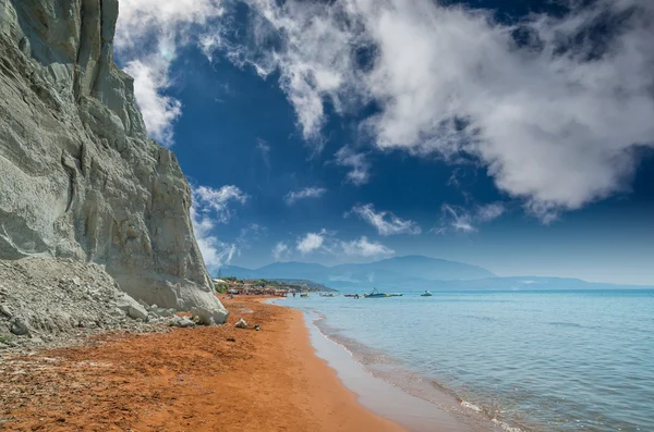 Xi Beach, Kefalonia Island, Greece — Stock Photo, Image