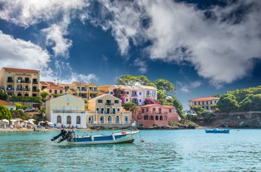 Kefalonia Adası Yunanistan Assos Köyü