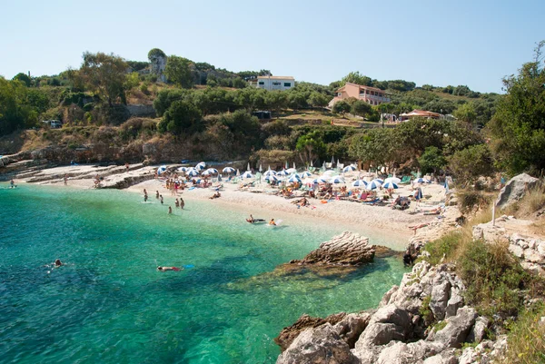 Kassiopi Beach, Corfu Island, Yunanistan.
