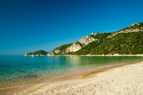 Agios Giorgios Pagon Beach, Corfu Island, Yunanistan