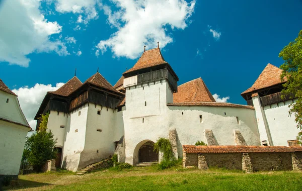 Église fortifiée Viscri, Transylvanie, Roumanie — Photo