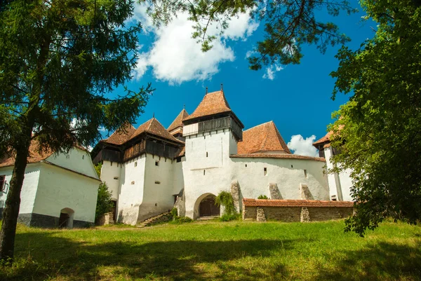 Église fortifiée Viscri, Transylvanie, Roumanie — Photo